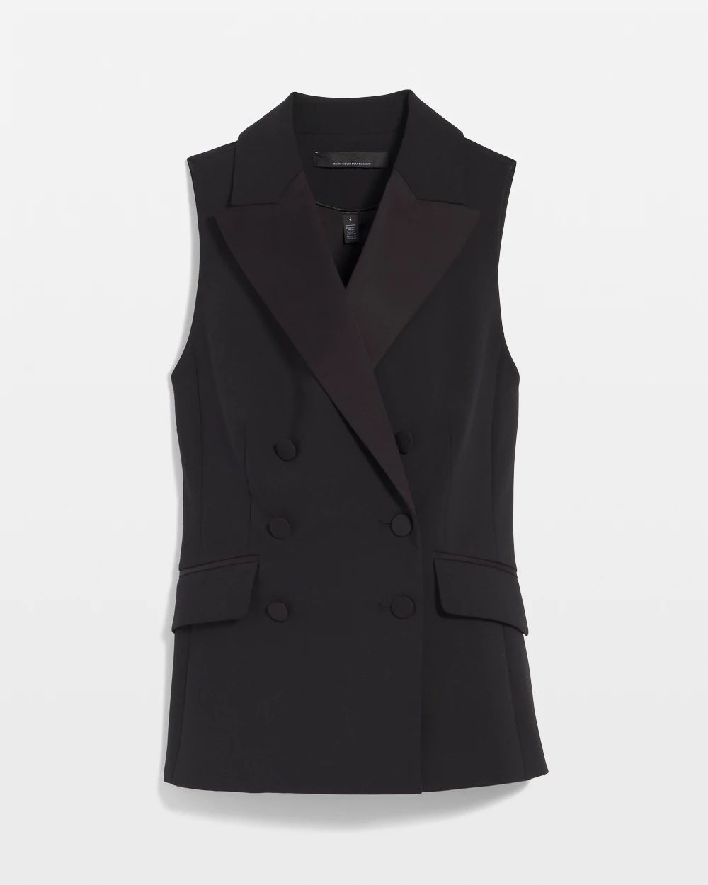 Double-Breasted Tuxedo Vest | White House Black Market